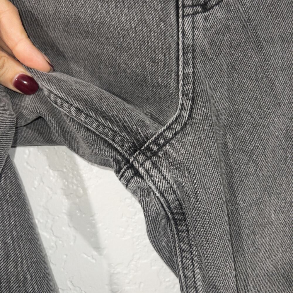 New Zara Izzy Grey High Rise The 90’s‎ Mom Fit Jeans Size 4 - Picture 5 of 10
